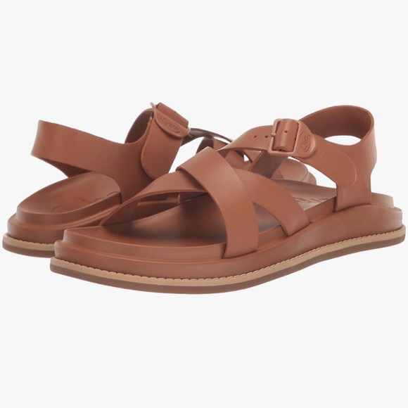 Chaco Women's Townes Cognac Sandal Size 9 NWOB - Picture 1 of 16